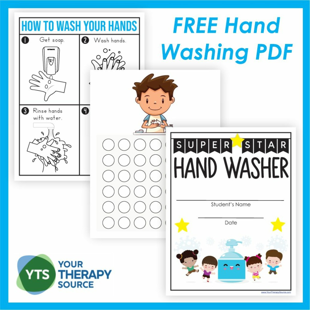 Printable Hand Washing Activities - Your Therapy Source for Free Printable Hand Washing Posters For Preschoolers