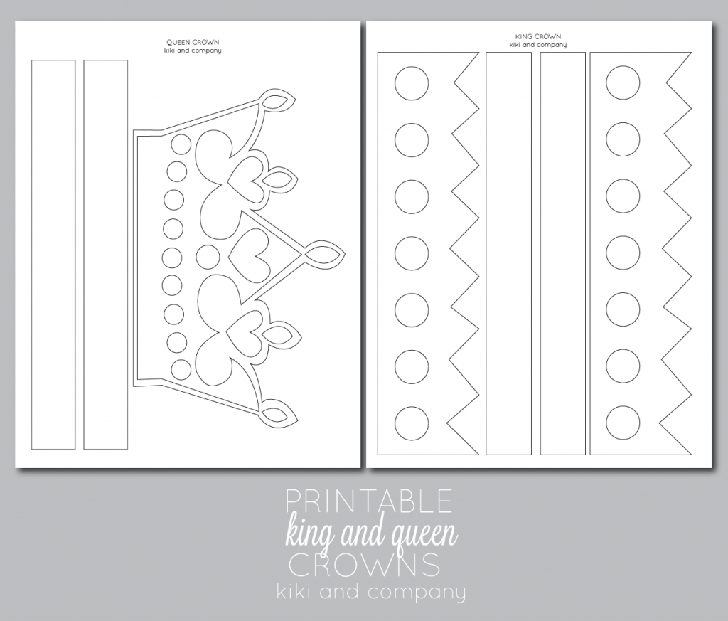 Printable Kings And Queens Crowns – A Fun Diy For Make-Believe throughout Free Printable Crown Patterns