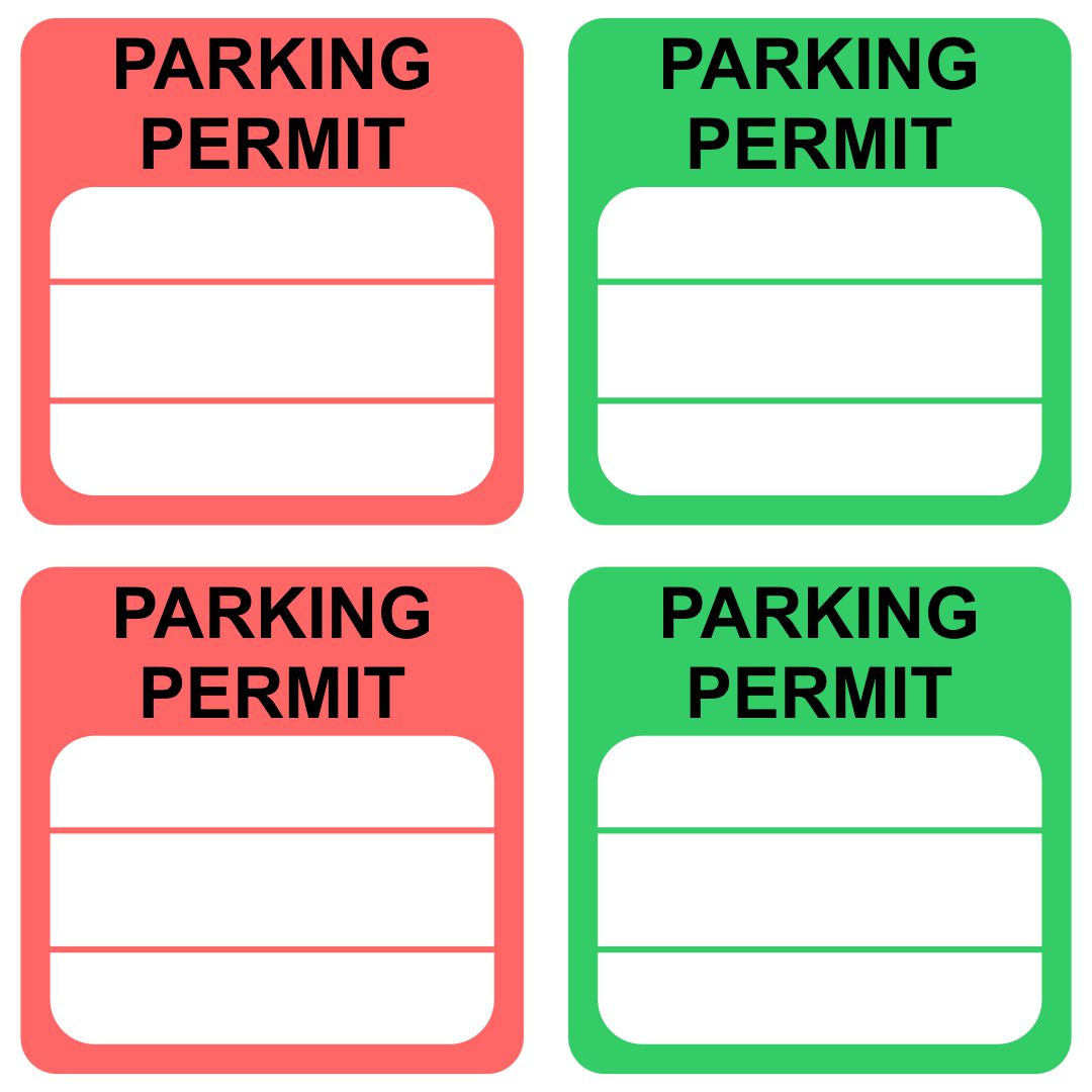 Printable Parking Permit - Printable Party Favors with Free Printable Parking Pass