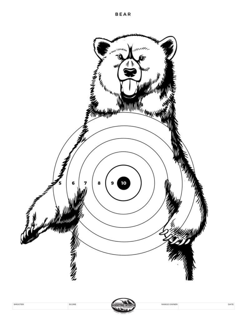 Printable Shooting Targets And Gun Targets • Nssf within Free Printable Rifle Sighting Targets