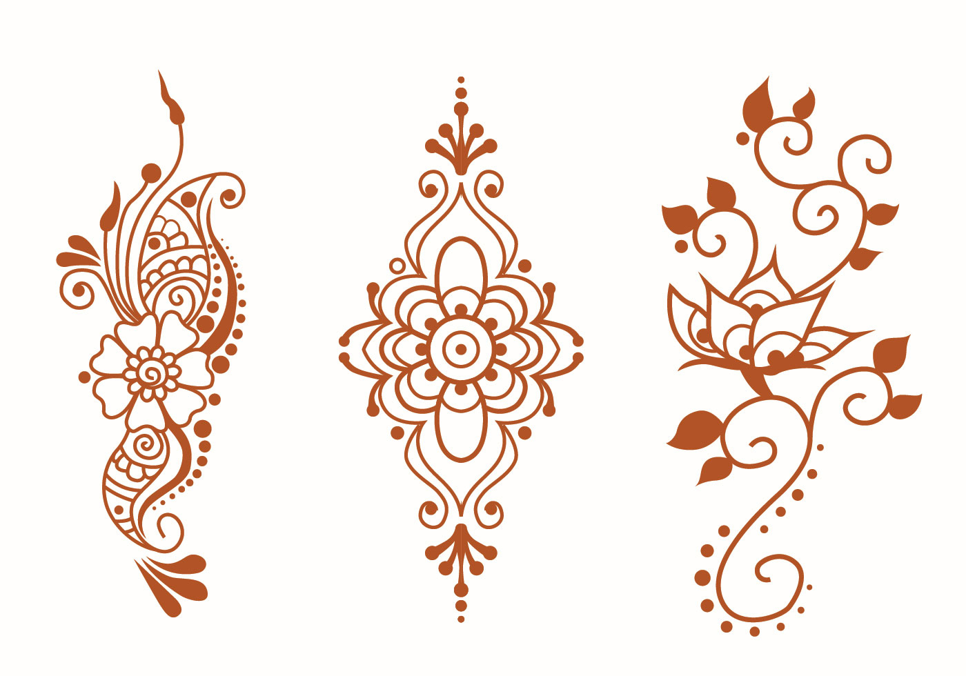 Printable Stencil Henna Patterns - Printable Party Favors pertaining to Free Printable Henna Patterns
