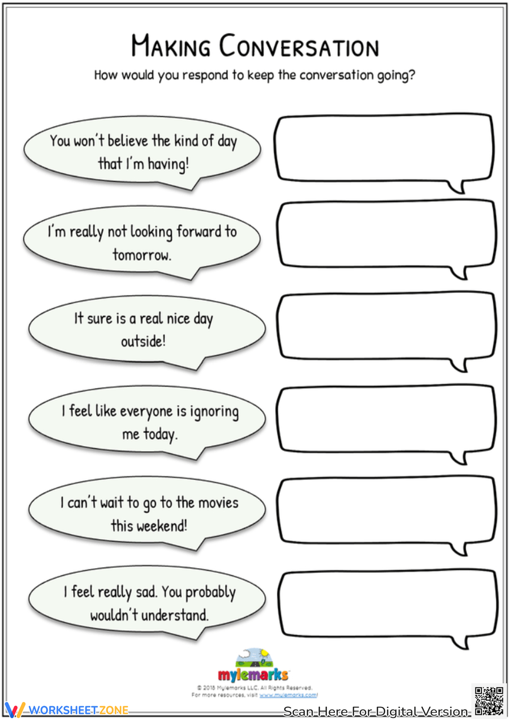 Printable Teaching Communication Skills Worksheets with regard to Free Printable Communication Skills Worksheets