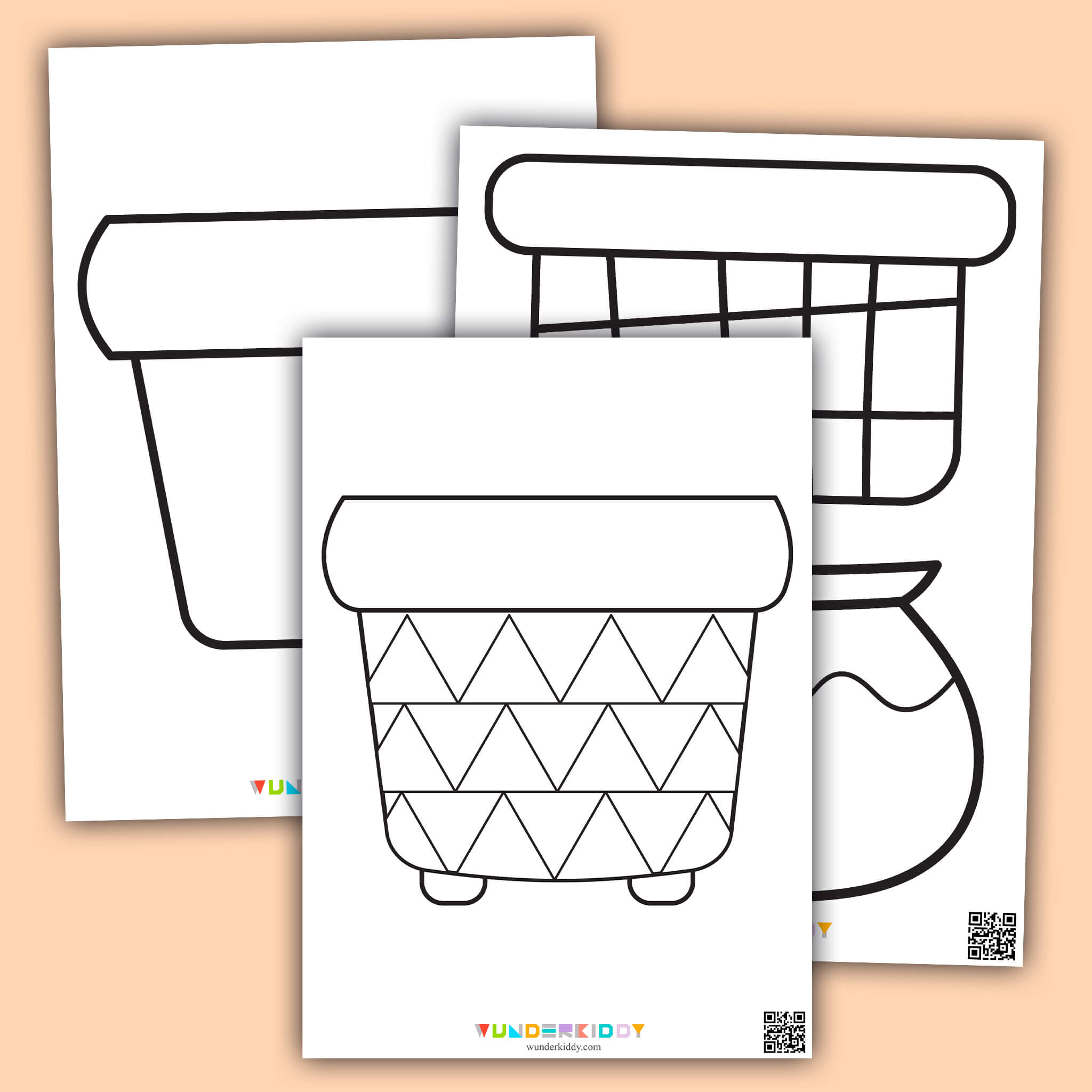 Printable Template Flower Pot For Mother&amp;#039;S Day Crafts For Kids inside Free Printable Flower Pot Pattern