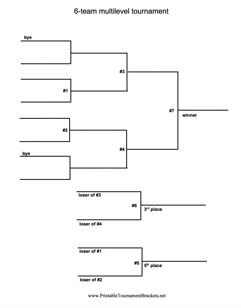 Printable Tournament Brackets | Free Printables within Free Printable Brackets