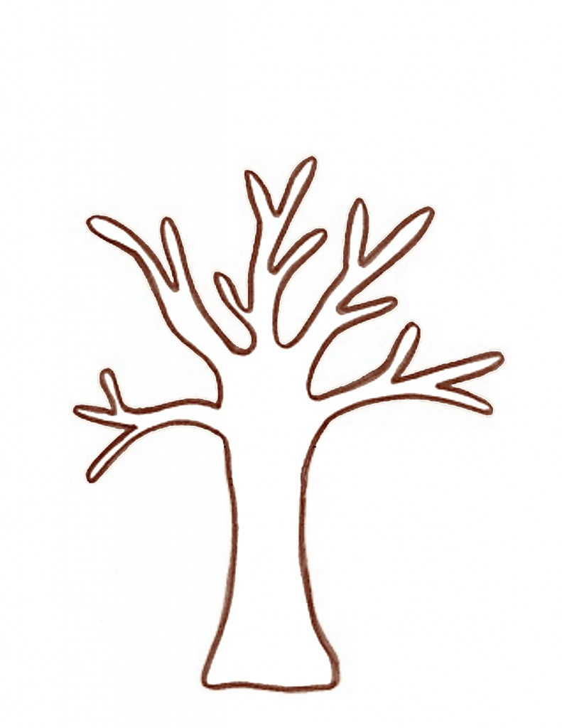 Printable Tree Branch Template - Printable Party Favors with regard to Printable Tree Trunk Patterns