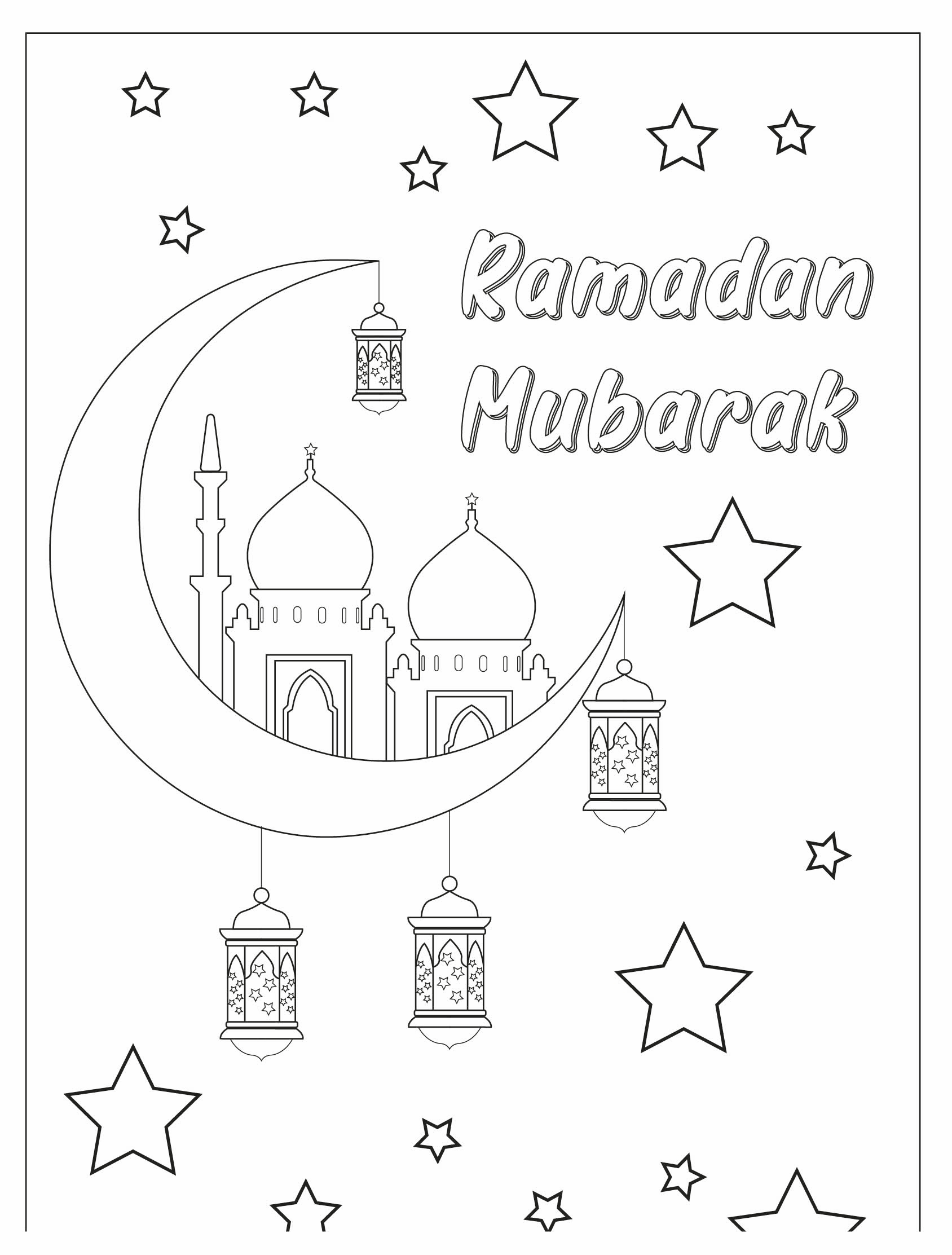 Printables - Free Coloring Pages &amp;amp; Learning Worksheets | Hp with regard to Eid Decorations Free Printables