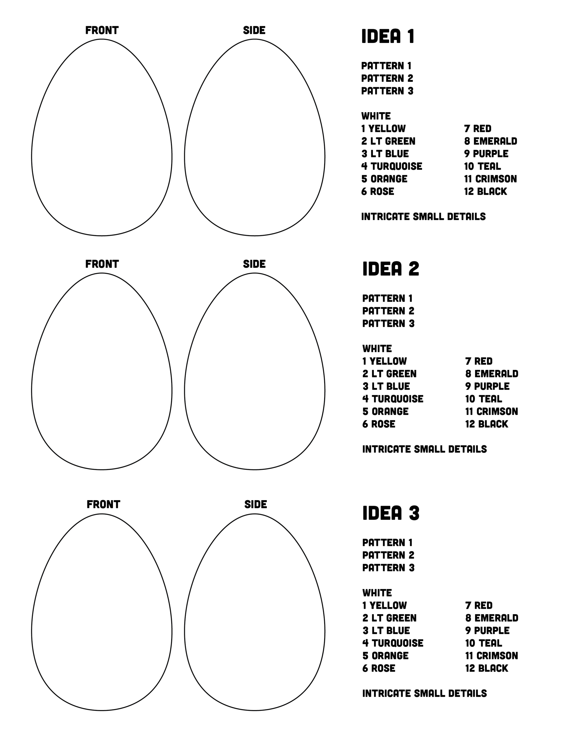 Pysanky - Art With Ross in Printable Pysanky Egg Patterns