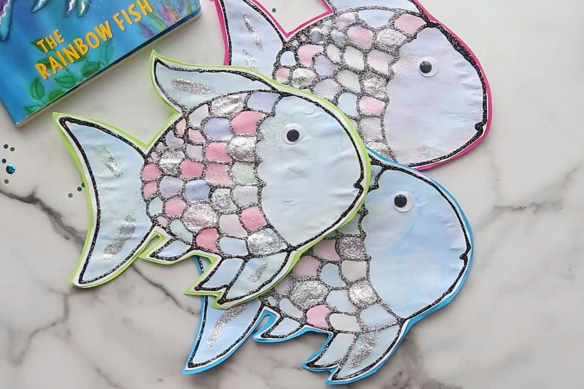 Rainbow Fish Craft (With Free Template) - The Best Ideas For Kids regarding Free Printable Rainbow Fish Pattern