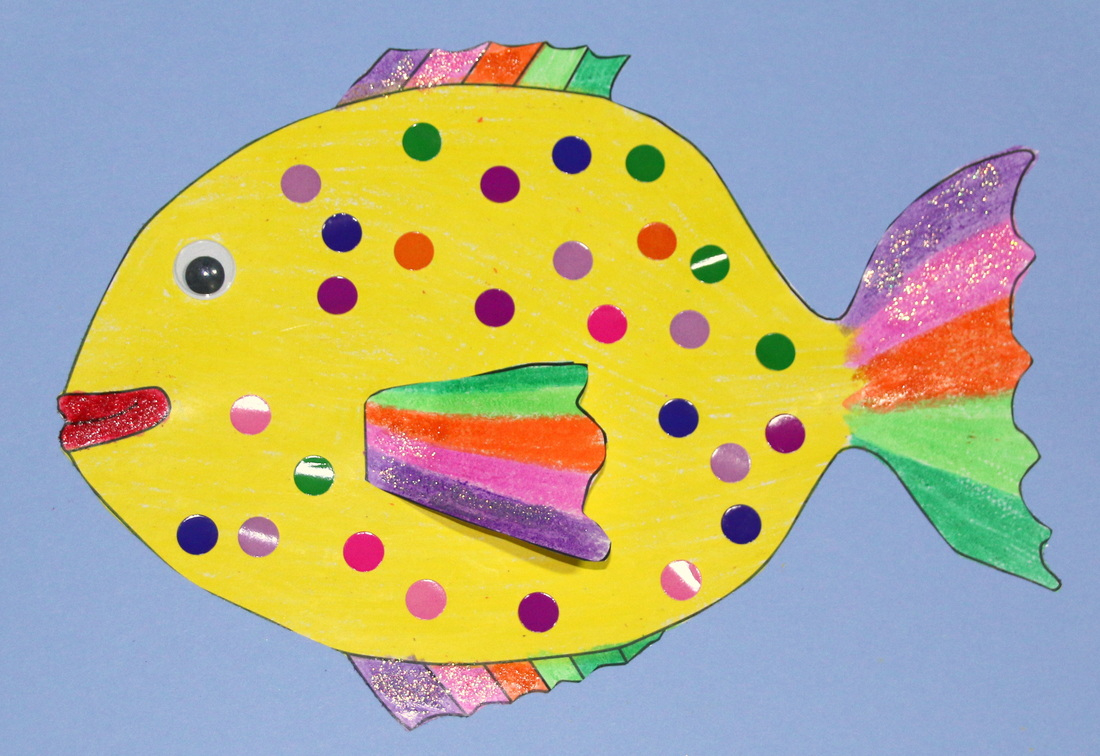 Rainbow Fish for Free Printable Rainbow Fish Pattern