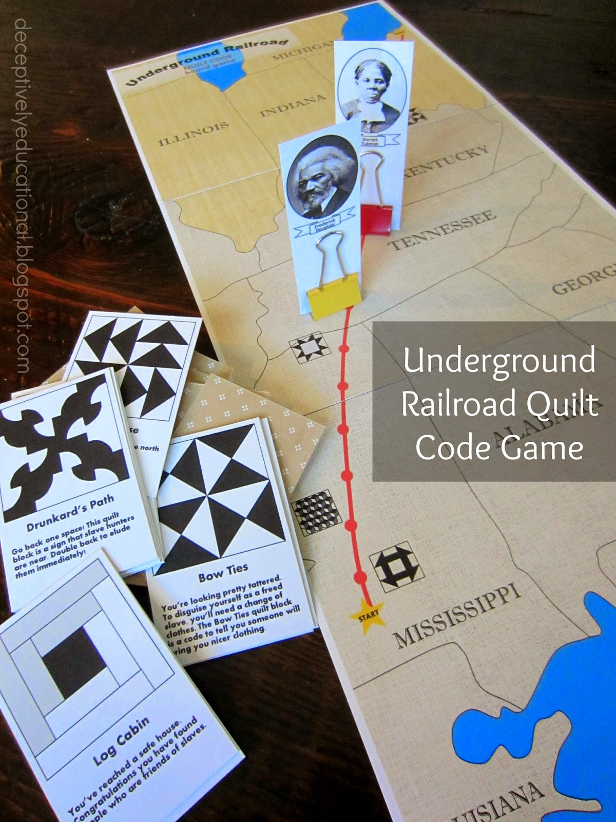 Relentlessly Fun, Deceptively Educational: Printable Underground within Free Printable Underground Railroad Quilt Pattern