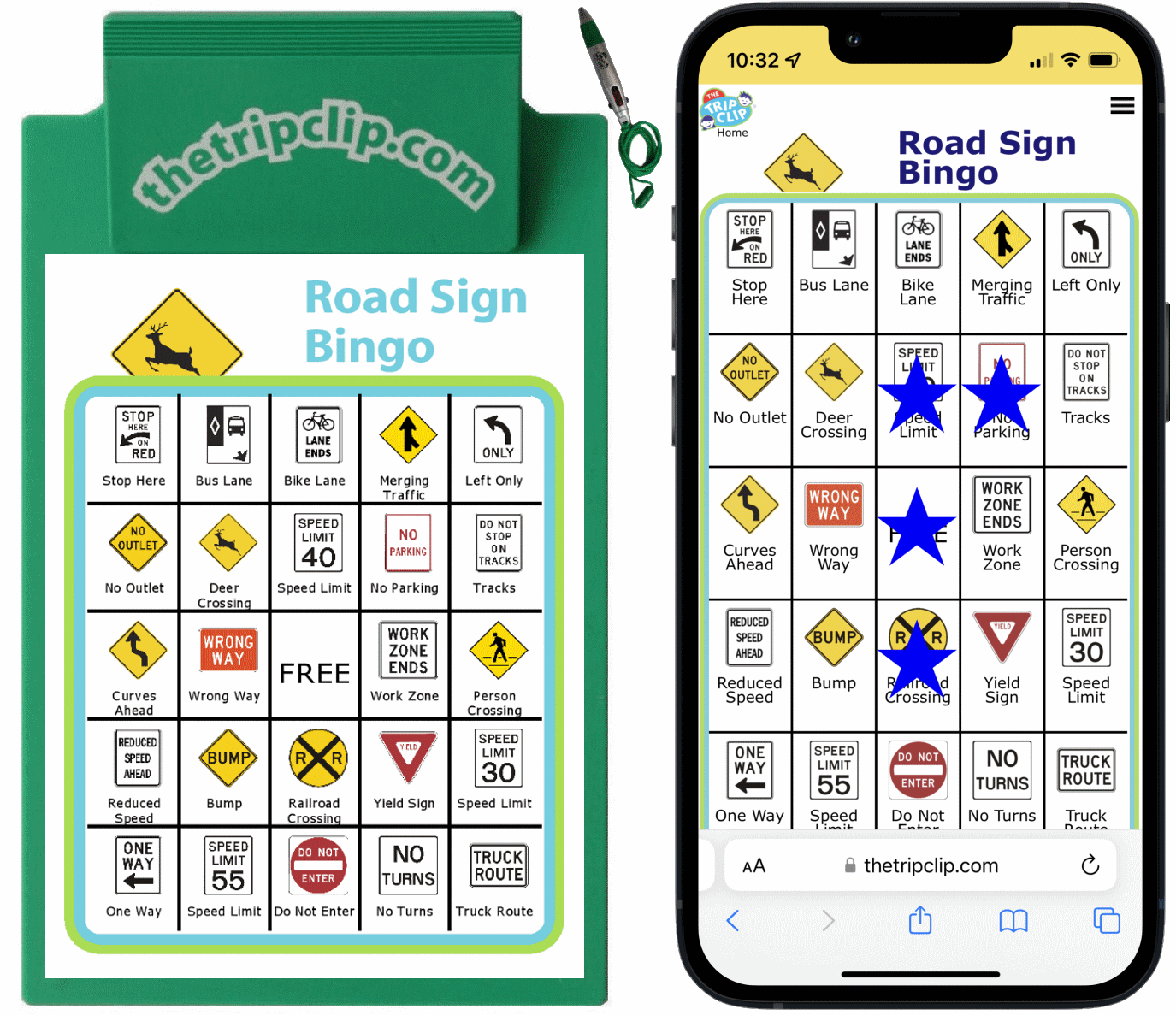 Road Sign Bingo – The Trip Clip Blog throughout Safety Sign Bingo Printable Free