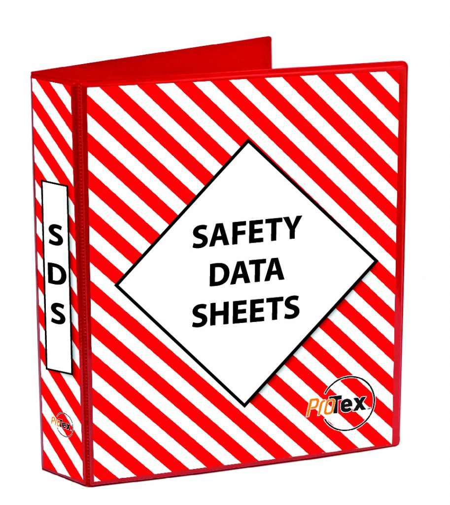 Safety Data Sheet Binder Red/White (4 Ring Binder) | Uniform for Printable Msds Binder Cover Sheet Free