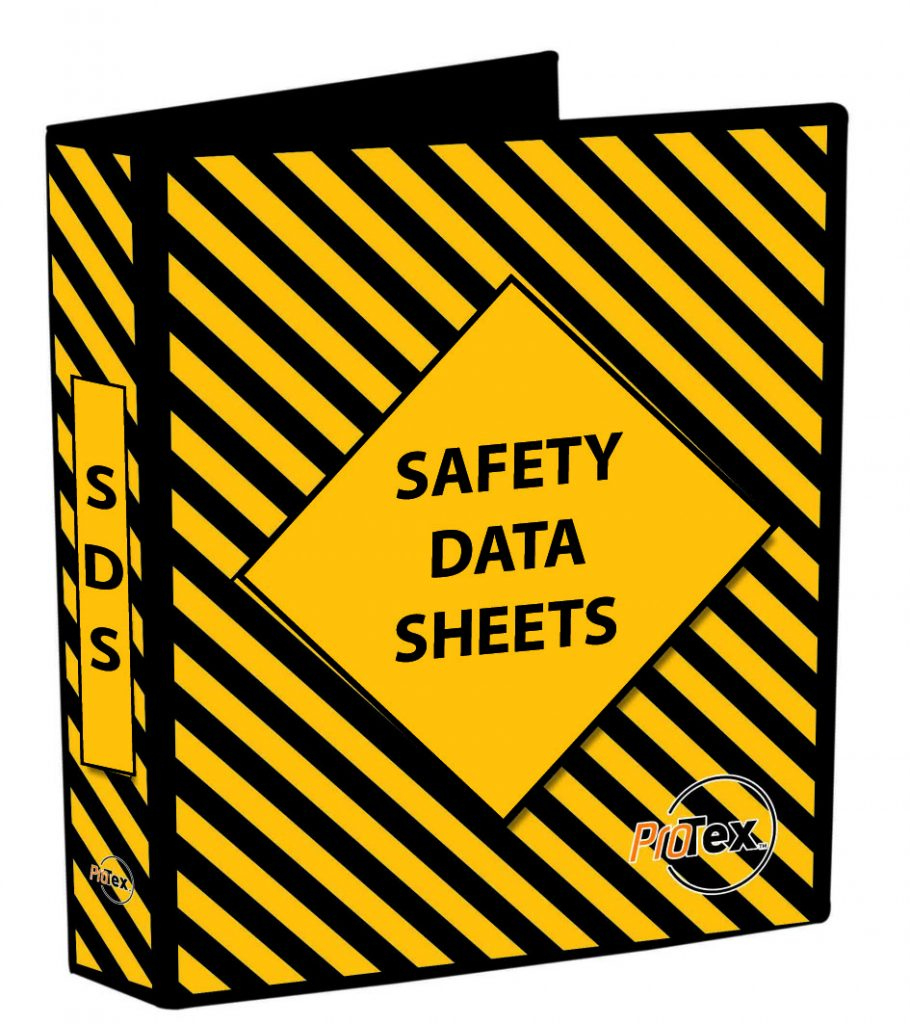Safety Data Sheet Binder Yellow/Black | Uniform Safety Signs throughout Printable Msds Binder Cover Sheet Free