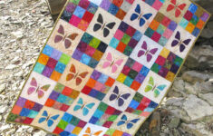 Scrappy Butterfly Baby Quilt Tutorial – Freemotionthe River pertaining to Free Printable Butterfly Quilt Patterns