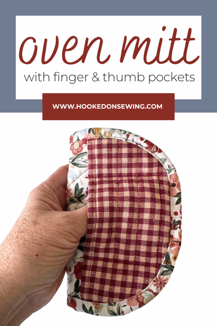 Sew An Oven Mitt With Finger And Thumb Pockets (Mini Pot Holder inside Free Finger Thumb Pot Holder Printable Sewing Pattern