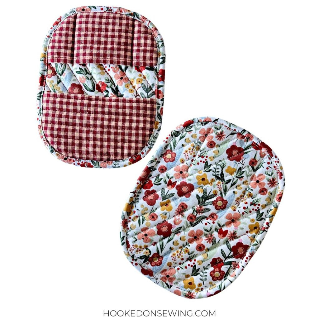 Sew An Oven Mitt With Finger And Thumb Pockets (Mini Pot Holder with regard to Free Finger Thumb Pot Holder Printable Sewing Pattern