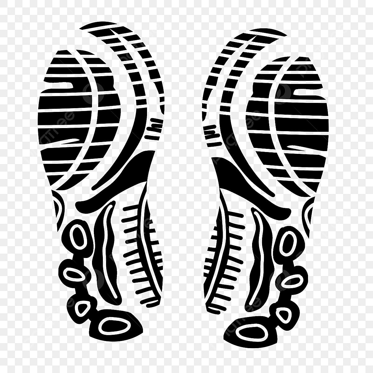 Shoe Print Silhouette Png And Vector Images Free Download - Pngtree with regard to Free Printable Shoeprint Pattern