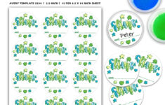 Slime Party Labels / Avery Label Template 2.5Inch / Slime Stickers / Slime  Party / Slime Birthday / Instant Download – Etsy in Avery 5294 Template Free Download