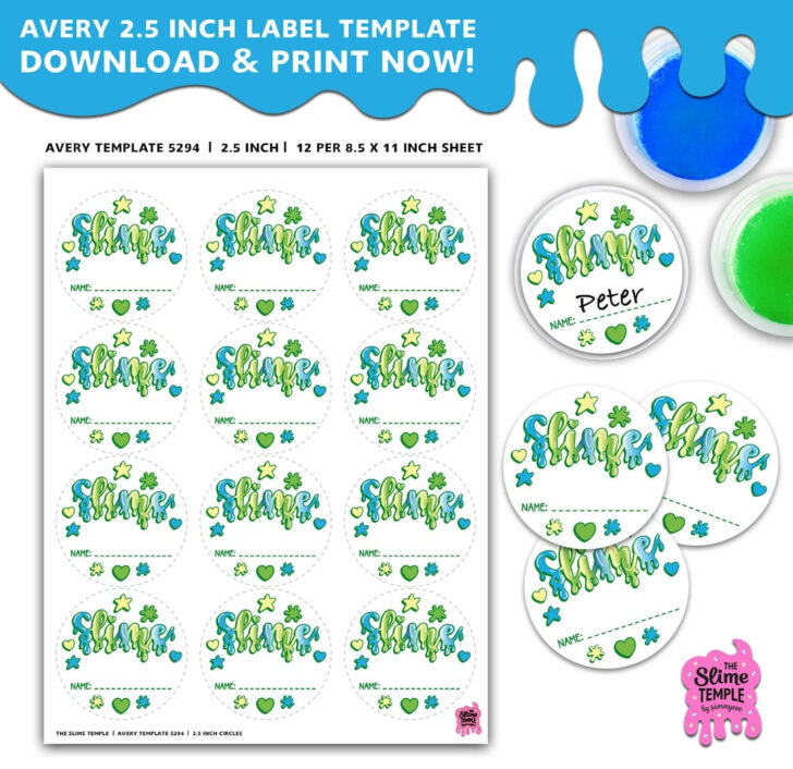 Avery 5294 Template Free Download
