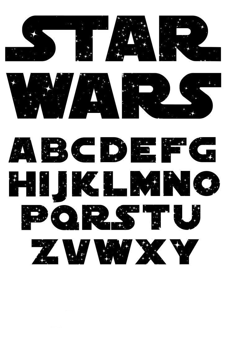 Star Wars Writing Font | Lettering Style regarding Star Wars Font Stencil Printable