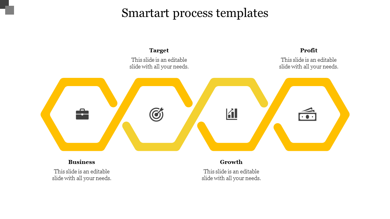Stunning Smartart Process Templates Presentation Slide with regard to Free Powerpoint Smartart Process Templates