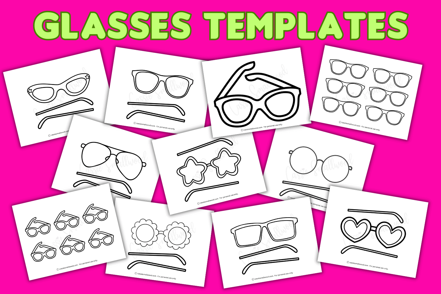 Sunglasses Pattern Printable Hotsell pertaining to Free Printable Sunglasses Pattern