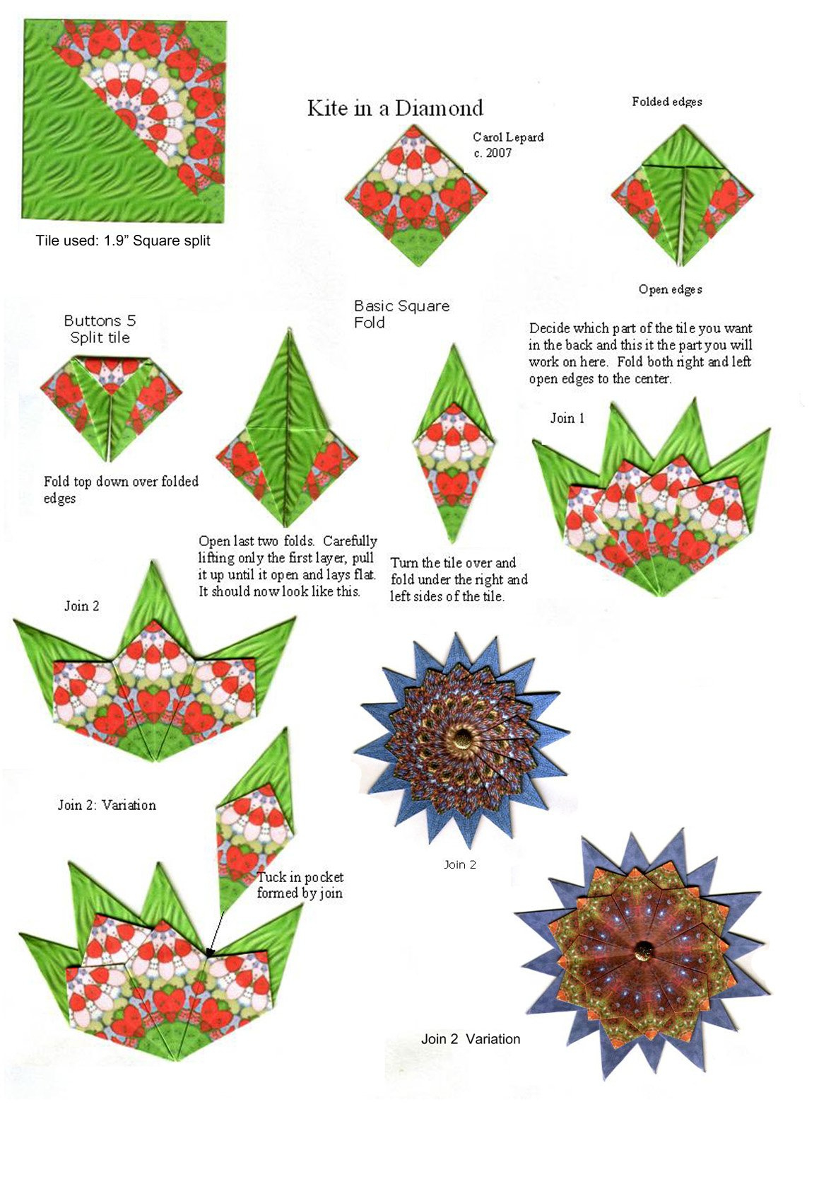 Teabag Fold Instructions within Free Printable Tea Bag Folding Patterns