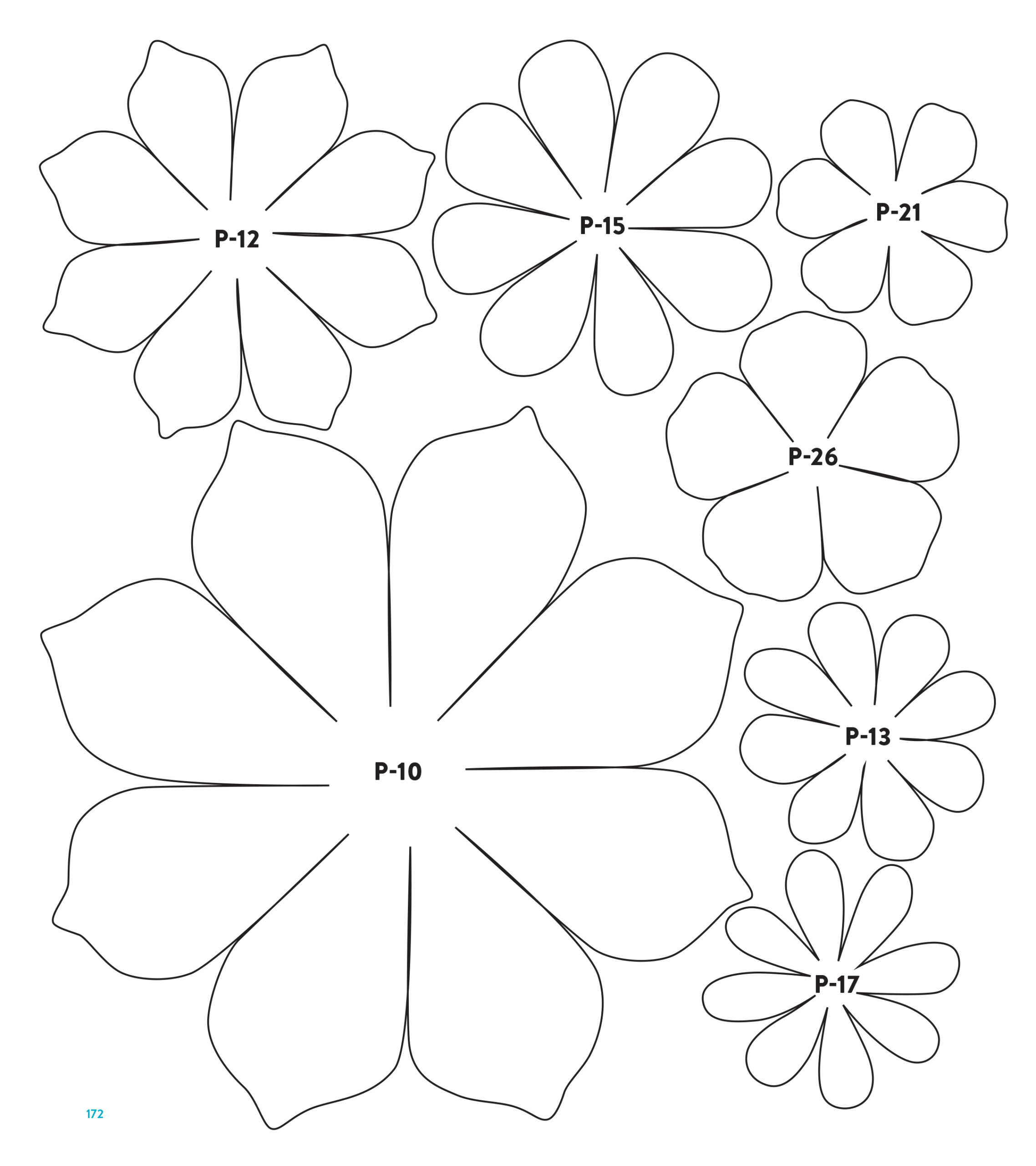 Templates with regard to Free Gardenia Paper Flower Template