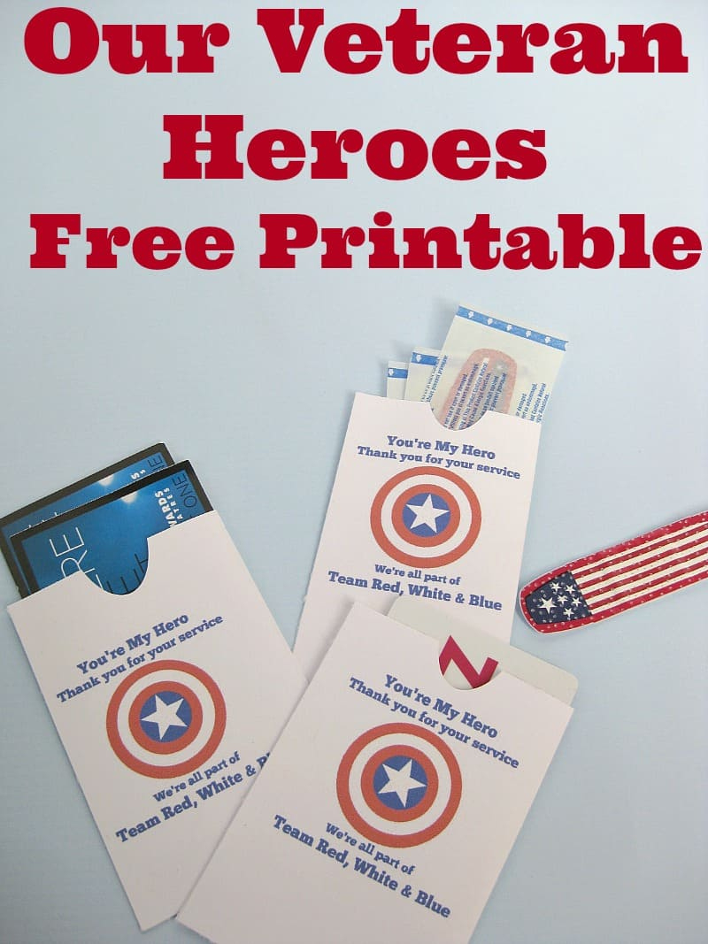 Thank Our Veterans Free Printable - Organized 31 throughout Free Printable Patriotic Thank You Cards