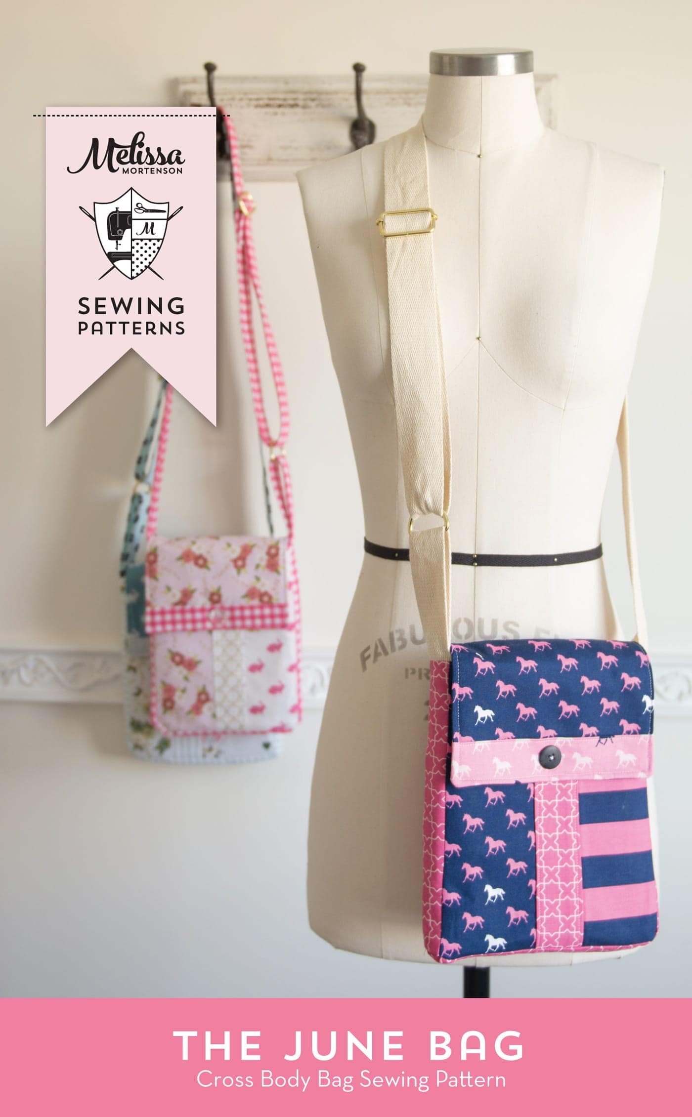 The June Bag, A Cross Body Bag Sewing Pattern | Polka Dot Chair regarding Printable Cross Body Bag Pattern