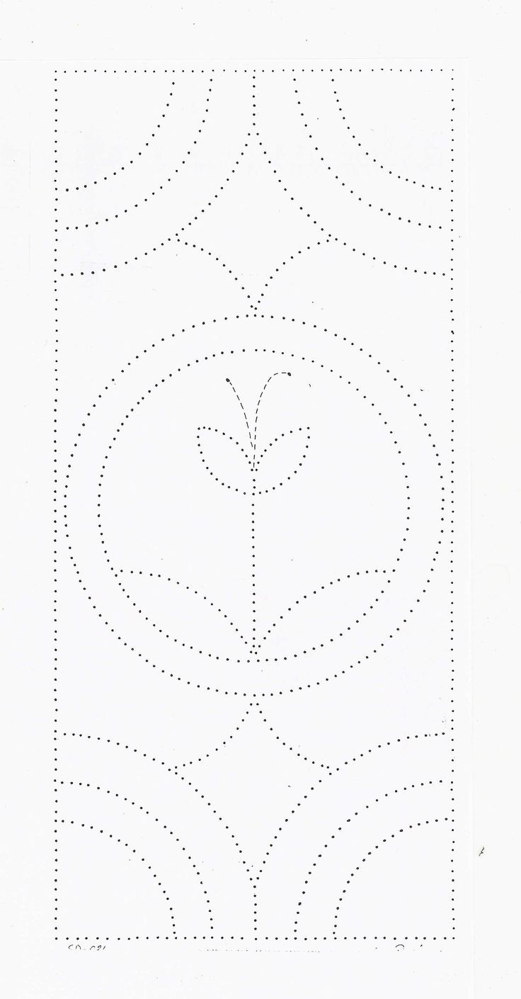 Tin Punch Patterns :: P 1034 Tulip Hex 12 X 24 inside Tin Punch Patterns Printable