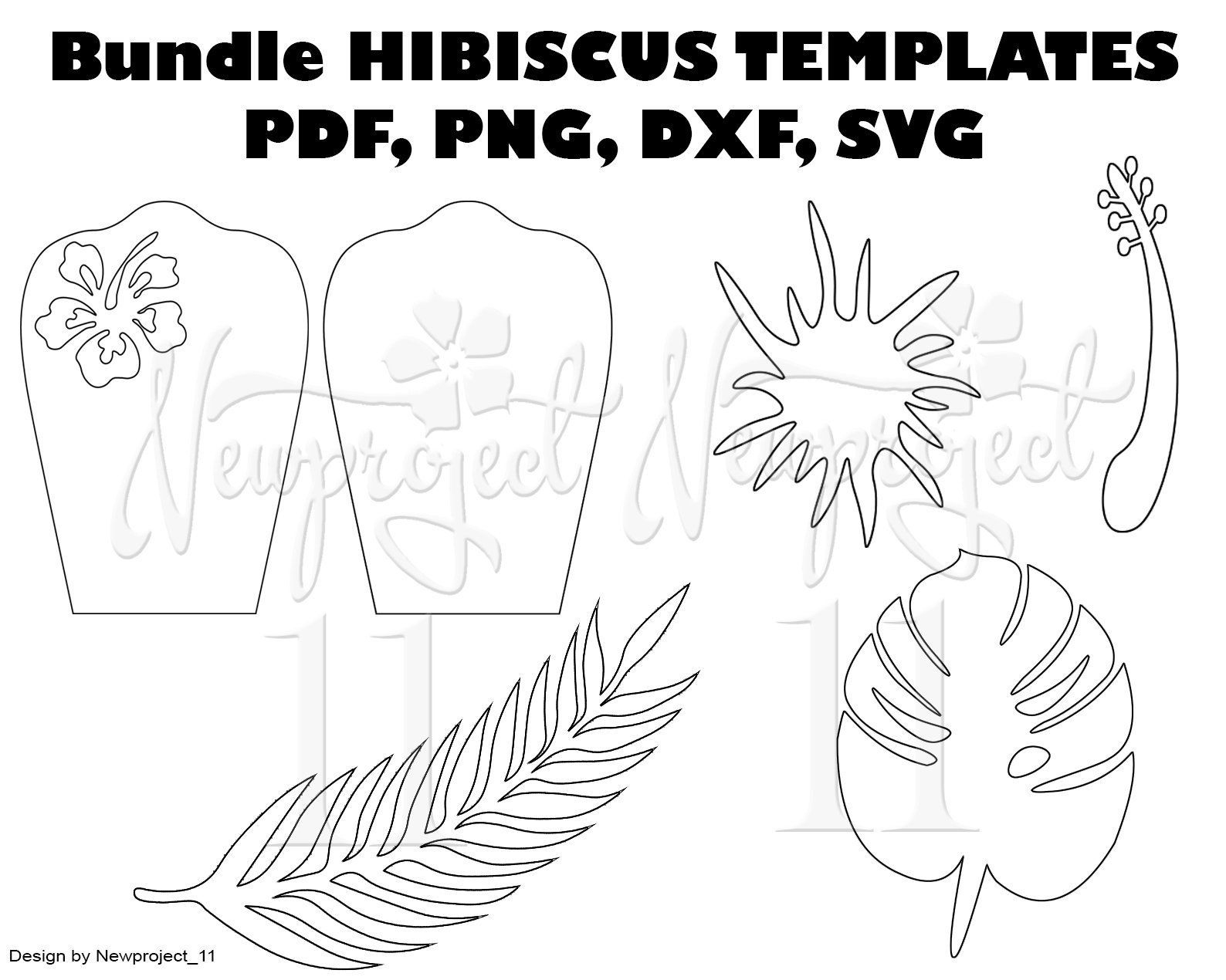 Tissue Paper Flower Petal Template 8Fe pertaining to Free Printable Hibiscus Flower Stencils