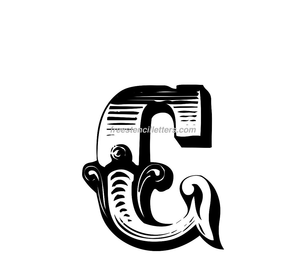 Victorian Stencil Patterns Archives - Free Stencil Letters regarding Free Printable Victorian Stencils