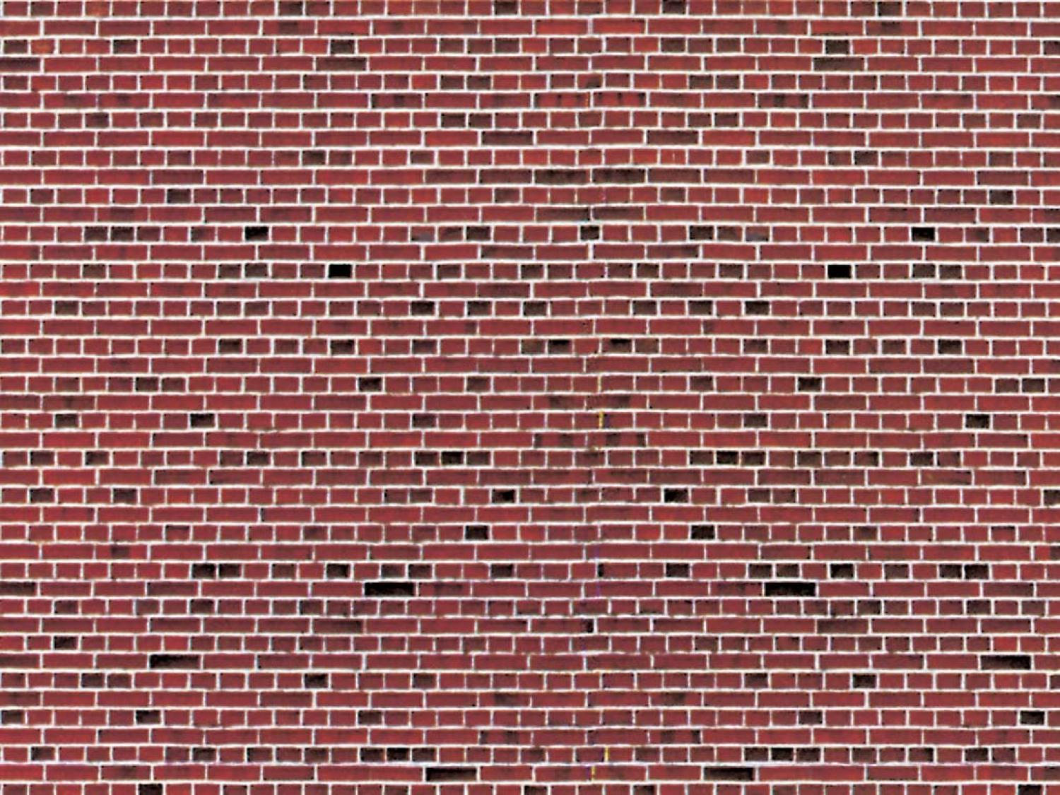 Vollmer 46042 H0 Mauerplatte Klinker Rot pertaining to Free Printable Ho Scale Brick Paper