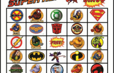 Wasaga Beach Public Library | Superhero Bingo regarding Superhero Bingo Free Printable